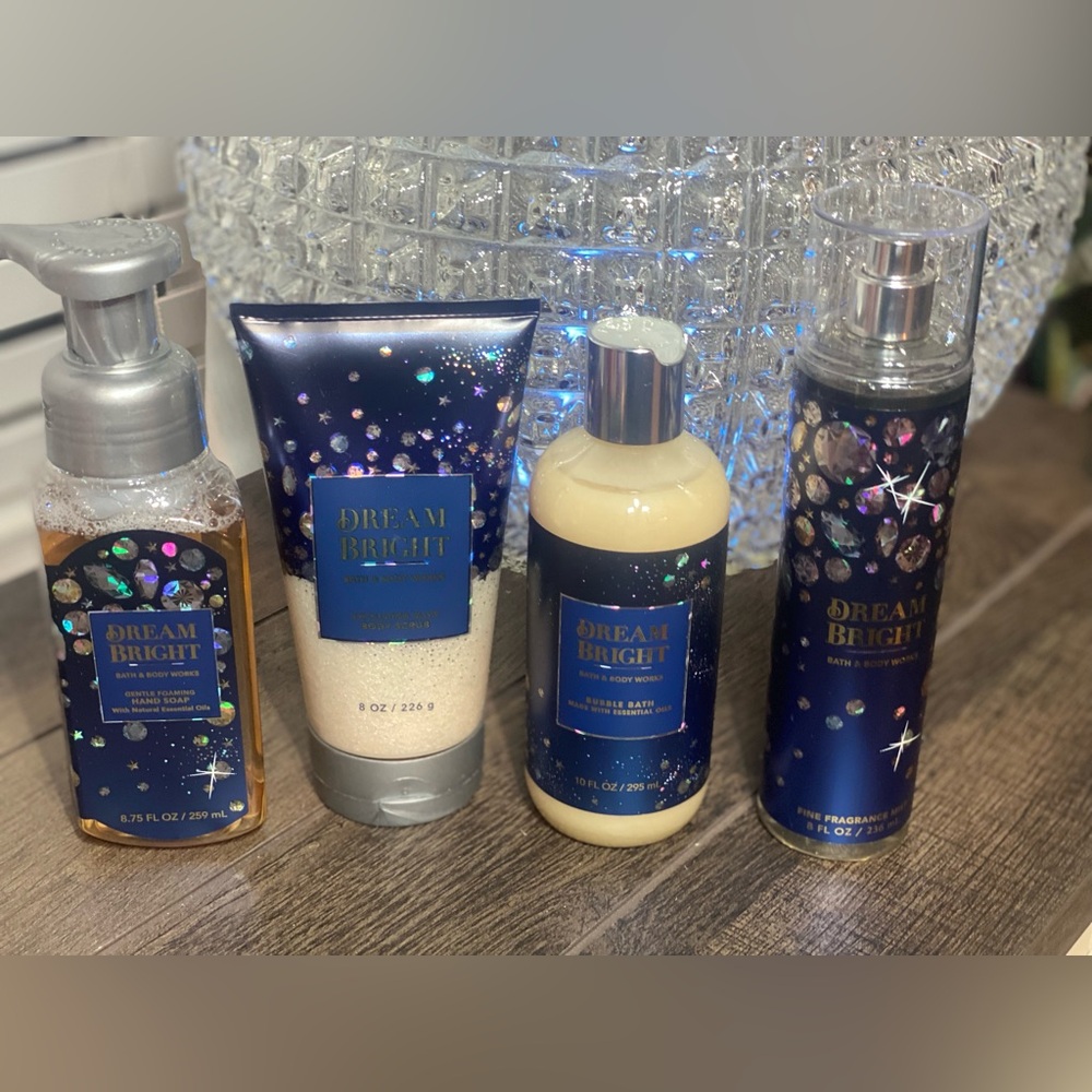 Bath & Body Works Dream Bright Bubble Bath, Body Scrub, Fine Mist, Hand Soap NEW